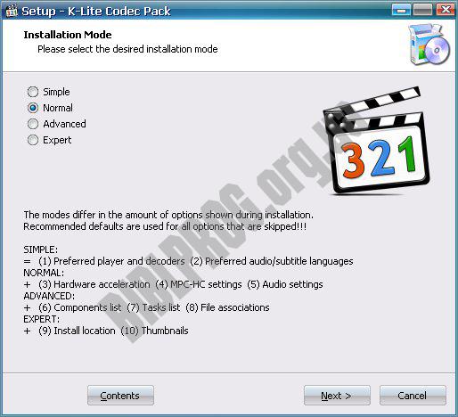 Windows Vista Codecs Pack