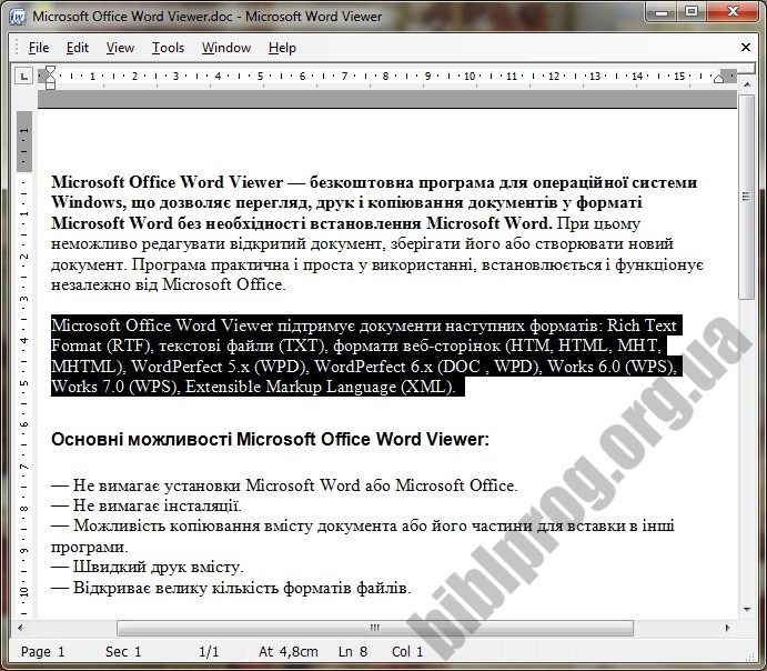 Microsoft Office Word Viewer