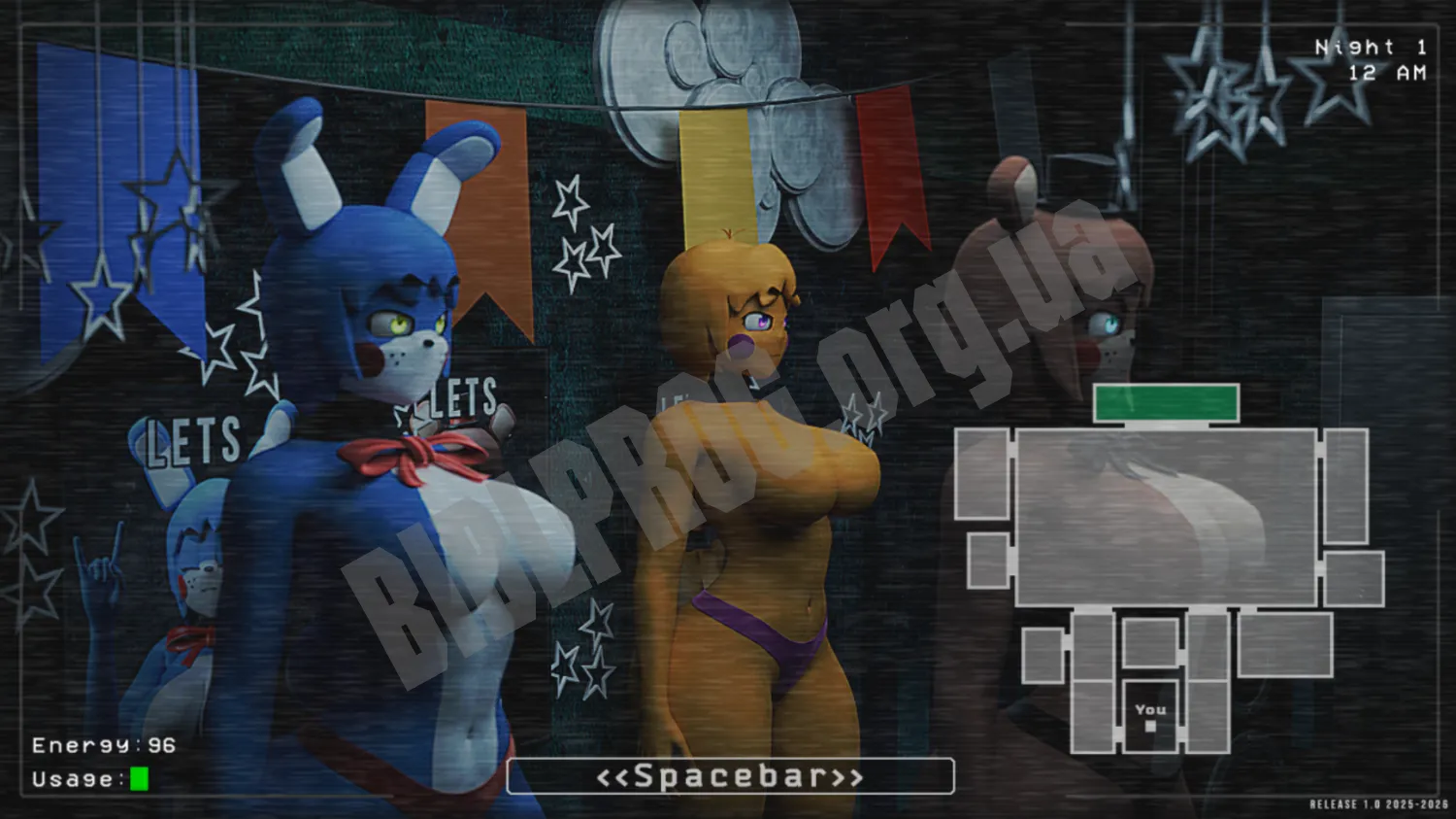 Скриншот Five Night in Anime 3D Classic Edition