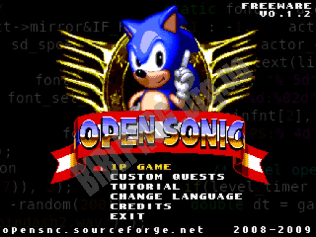 Скриншот Open Sonic