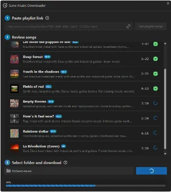 Suno Music Downloader