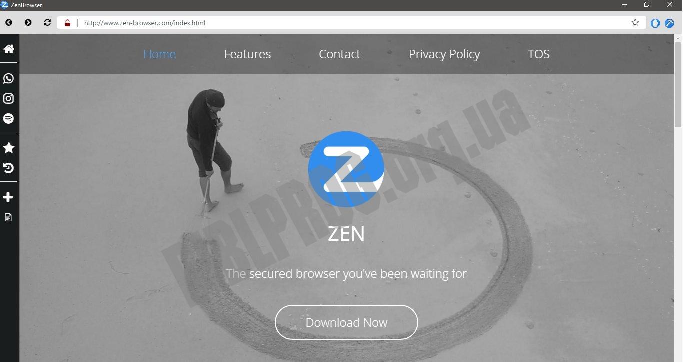 Скриншот ZenBrowser